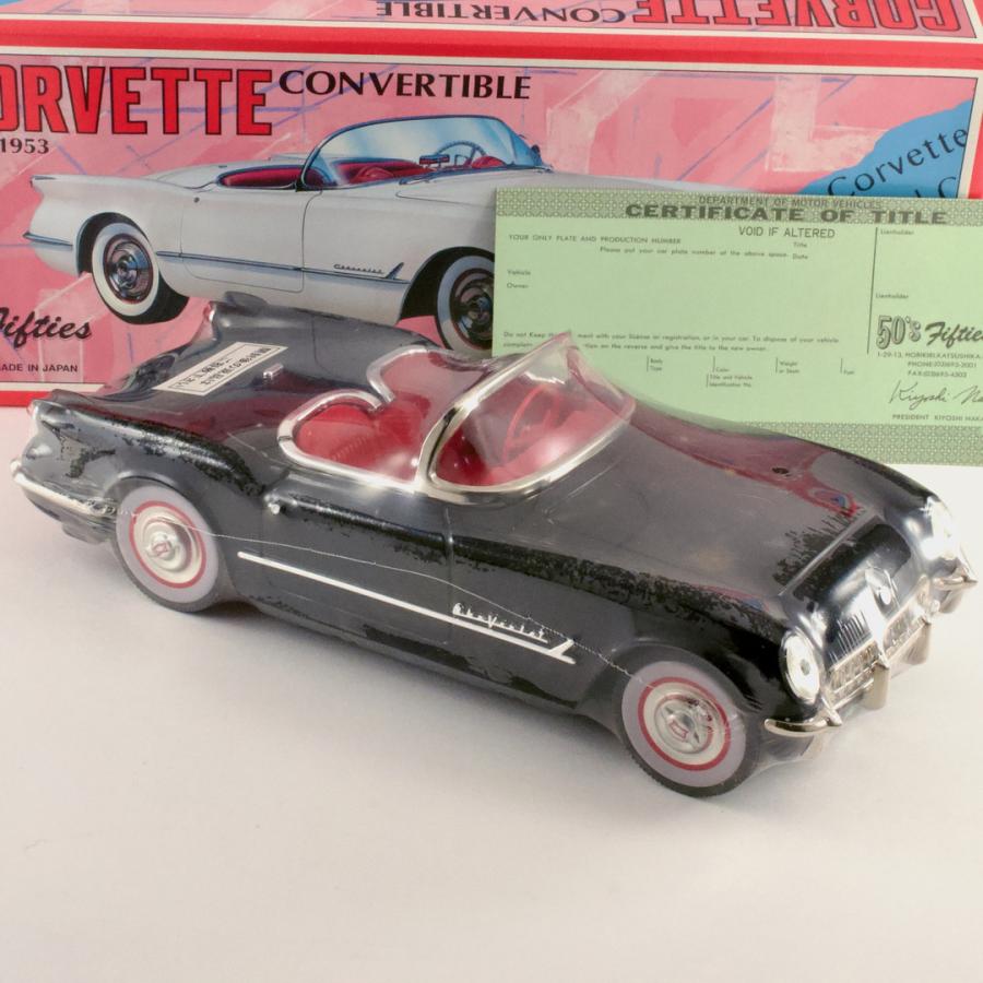 50's Fifties corvette convertible type 1953 黒色 : いずみ洋行Yahoo