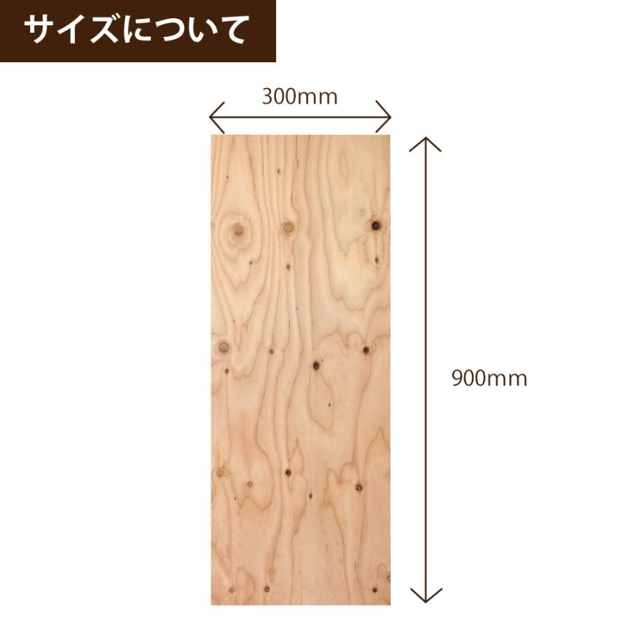 針葉樹 合板 構造用合板 12mm 5枚セット 幅300 長さ900mm 天板 棚板 【楽天スーパーセール】 材料 木工 DIY 工作