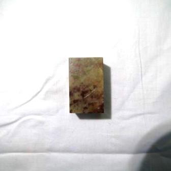 青田青白章石　3cm角　高5cm |  | 02