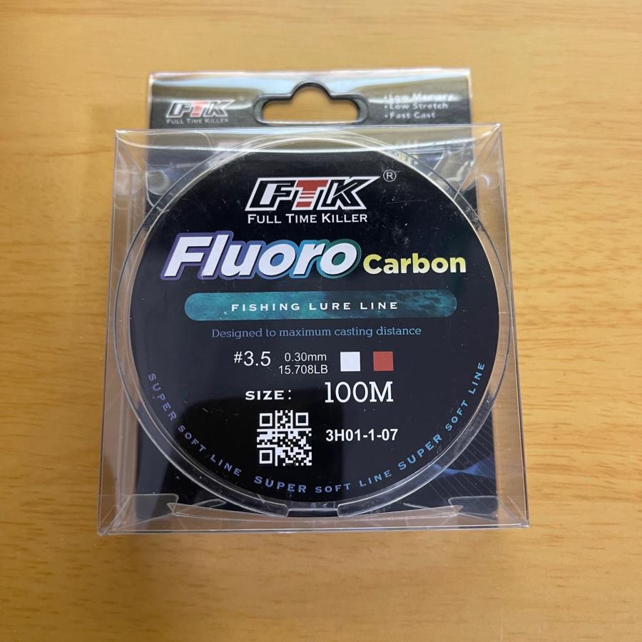 フロロカーボン 4.5号 100メートル ハリス 道糸 ショックリーダー