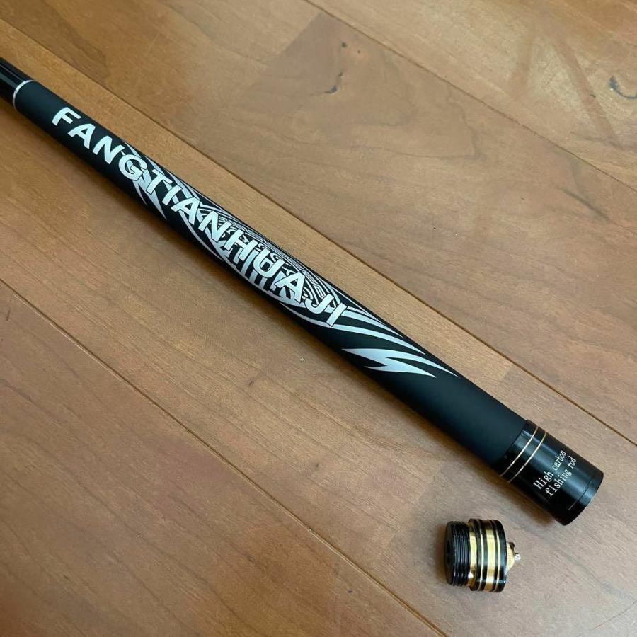 磯竿2号 2-360 3.6m バランサー搭載 アオリイカ チヌ ブラック メジナ 