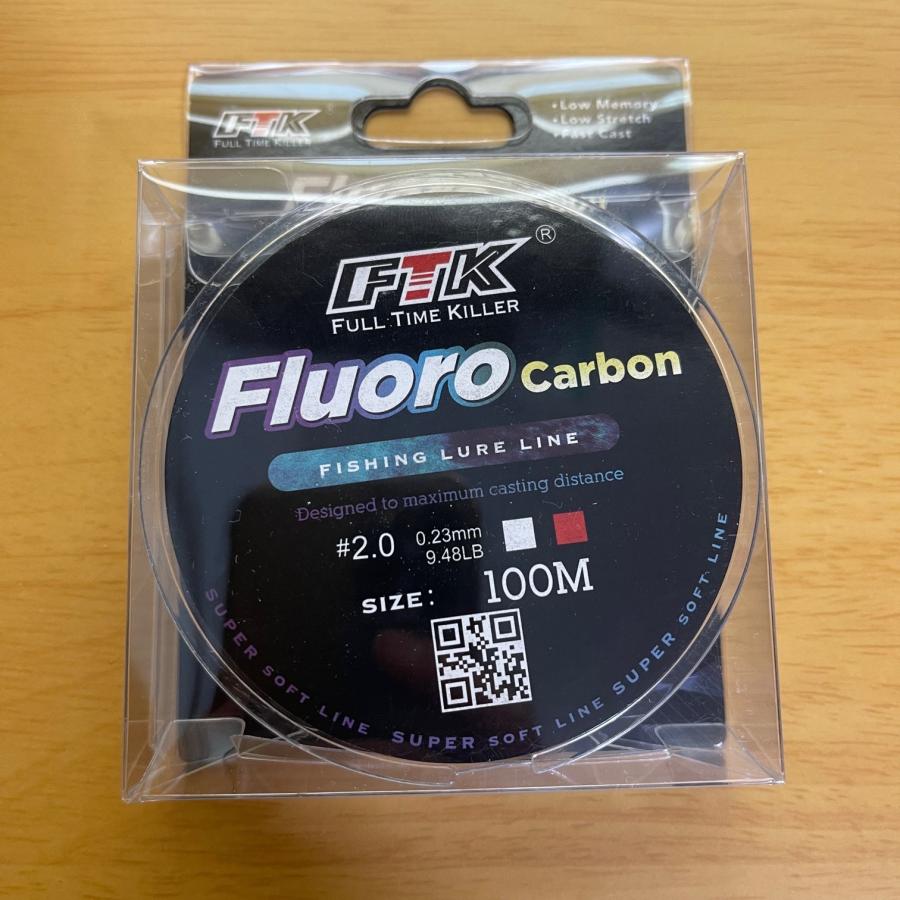 フロロカーボン 1号 100メートル ハリス 道糸 ショックリーダー 釣り糸