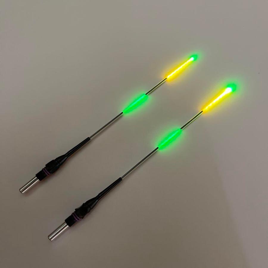 ウキトップタイプA 2点発光 ヘラウキ 電気ウキ 棒ウキ 棒うき ウキ釣り