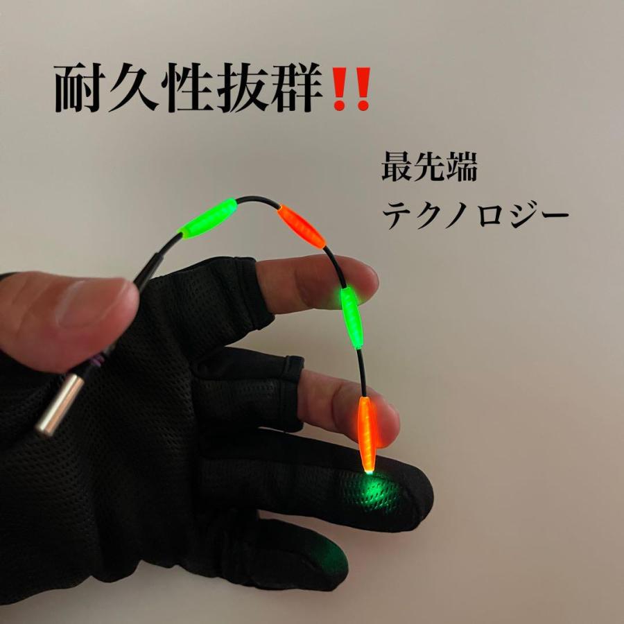 ウキトップタイプA 4点発光 ヘラウキ 電気ウキ 棒ウキ 棒うき ウキ釣り