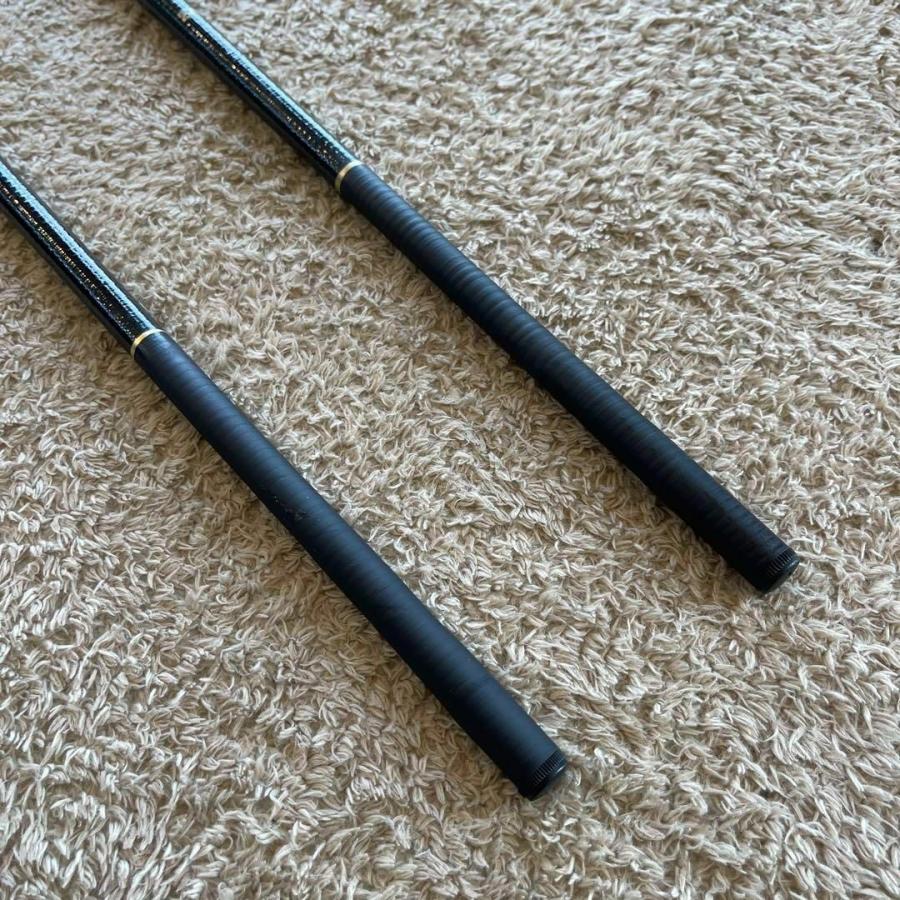 のべ竿 2.7m 超硬 2本セット 渓流竿 軽量 コンパクト 延べ竿 釣竿 鯉