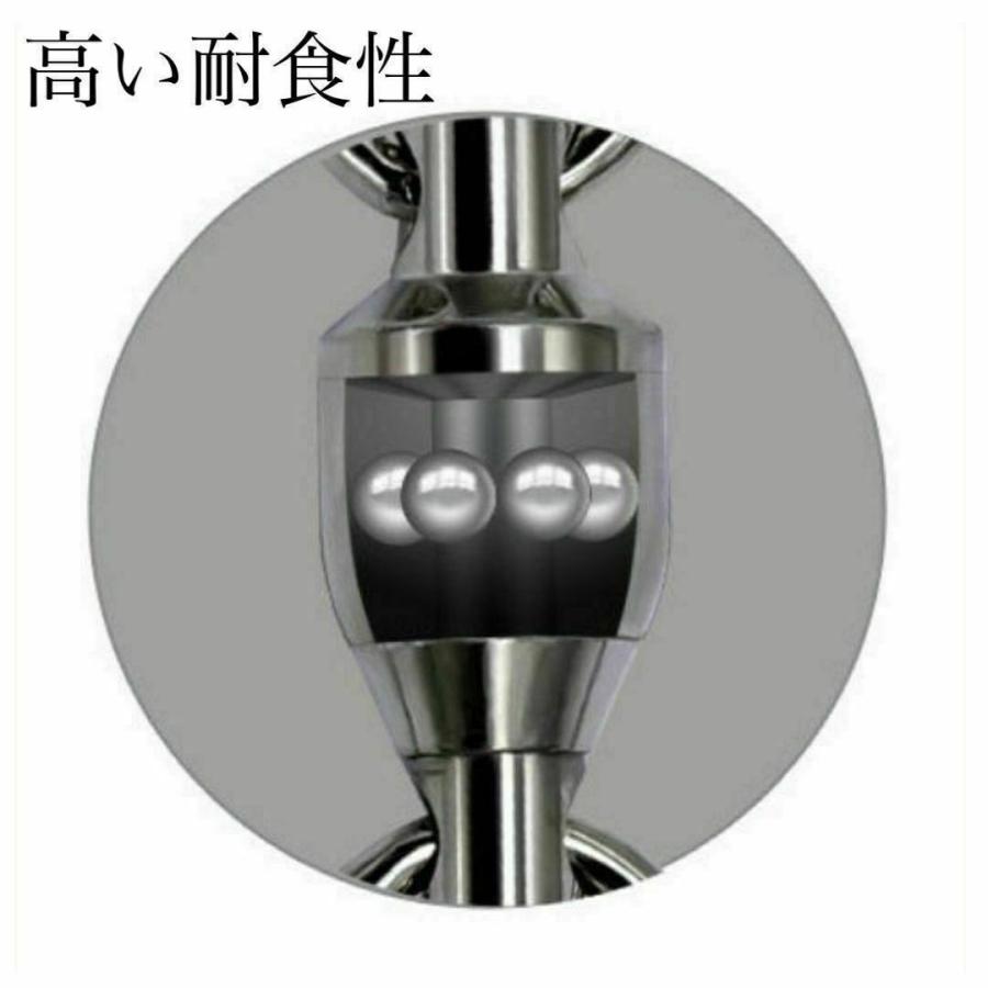 ボールベアリングスイベル サルカン ステンレス製 20個【#8】 |  | 02