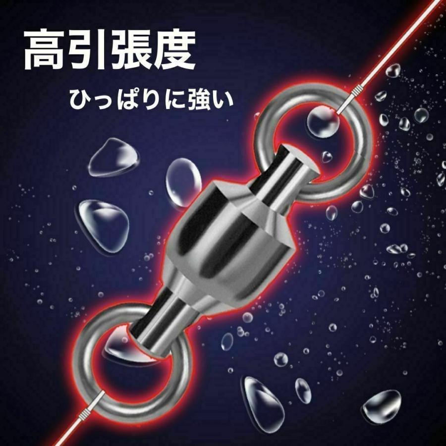 ボールベアリングスイベル サルカン ステンレス製 20個【#8】 |  | 03