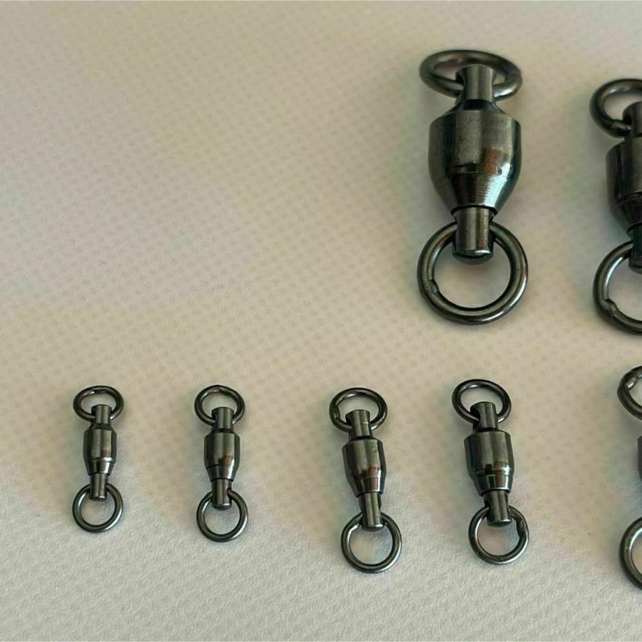 ボールベアリングスイベル サルカン ステンレス製 20個【#8】 |  | 08