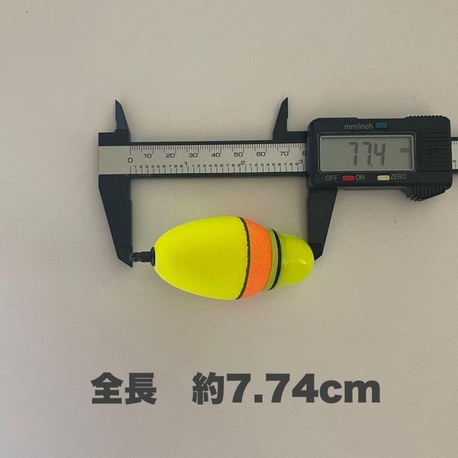 カラーチェンジ 電気ウキ 5号 2個セット 浮力20g 赤緑LED 夜釣り