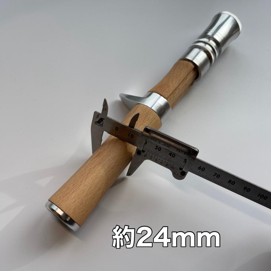 ベイト用 グリップ 5mm-6mm 天然木 自作 カスタム ベイトロッド 釣り