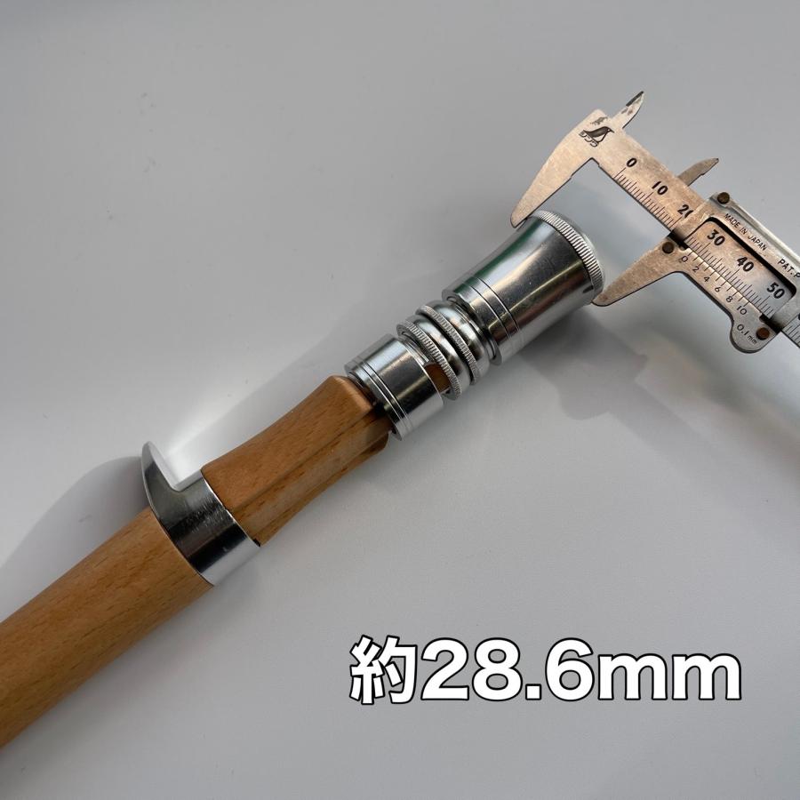ベイト用 グリップ 7mm-8mm 天然木 自作 カスタム ベイトロッド 釣り