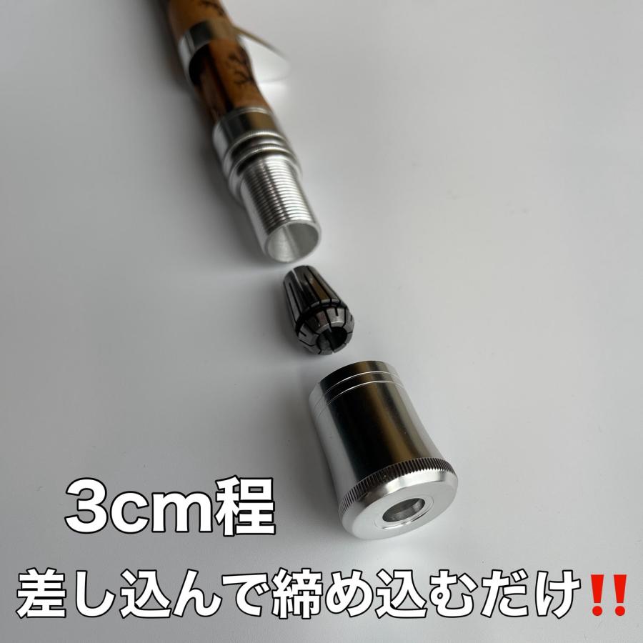 ベイトロッド用 グリップ 8mm-9mm 天然木 自作 カスタム ベイトロッド