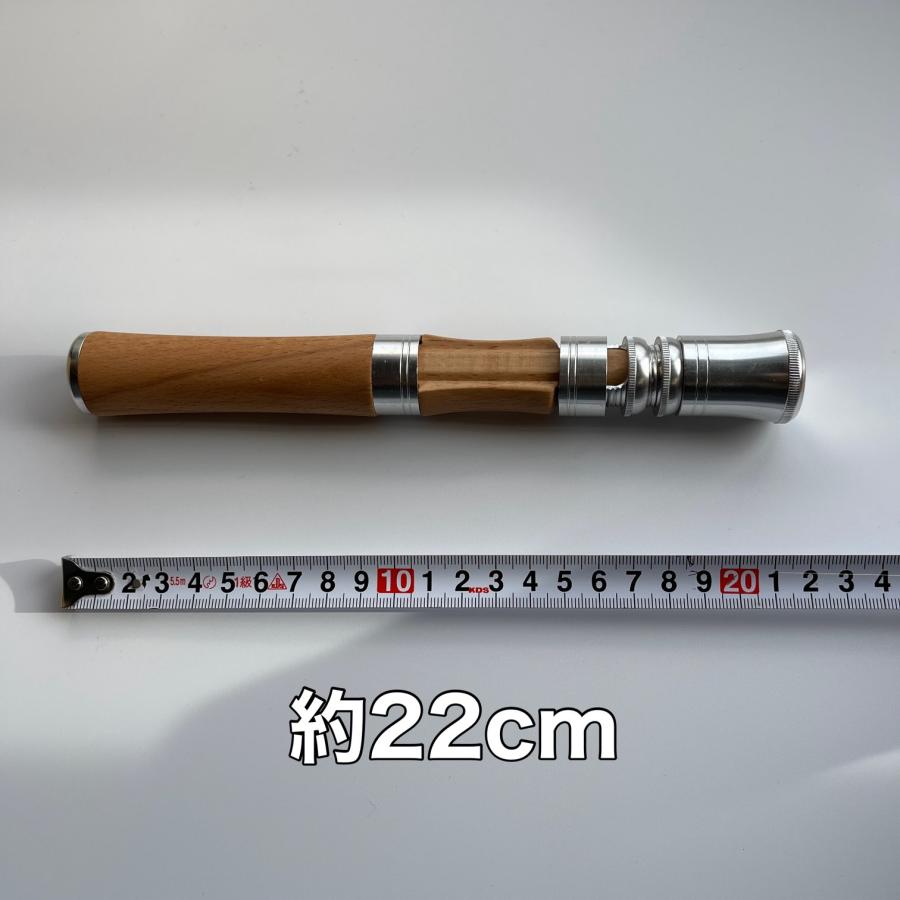 スピニング用　グリップ　6mm-7mm 天然木　自作　カスタム　ベイトロッド　 釣り　釣竿　シンプル｜izuokappari-store｜02