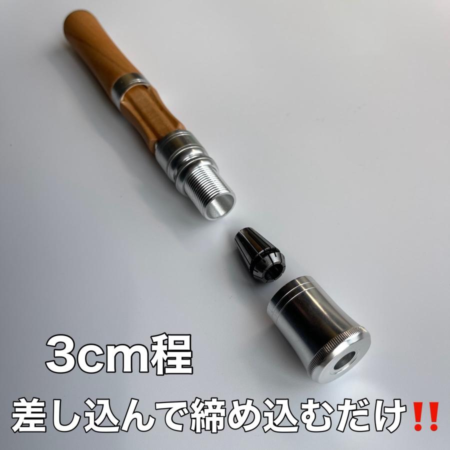 スピニング用 グリップ 8mm-9mm 天然木 自作 カスタム ベイトロッド