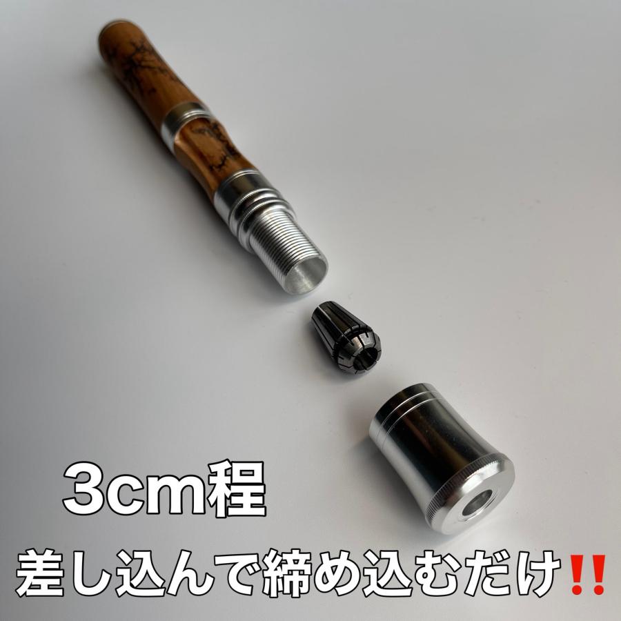 スピニング用 グリップ 8mm-9mm 天然木 自作 カスタム ベイトロッド