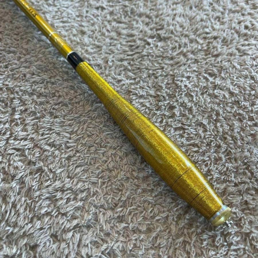 のべ竿 4.8m カーボン 細 超硬 渓流竿 軽量 金 ゴールド 16尺 : 伊豆