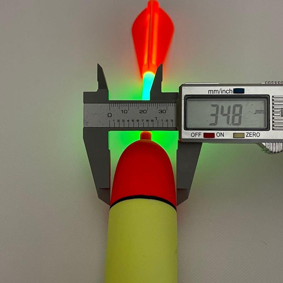 遠投カゴ釣り 20号 2本セット LED電気ウキ ロングトップ2色発光 : 伊豆