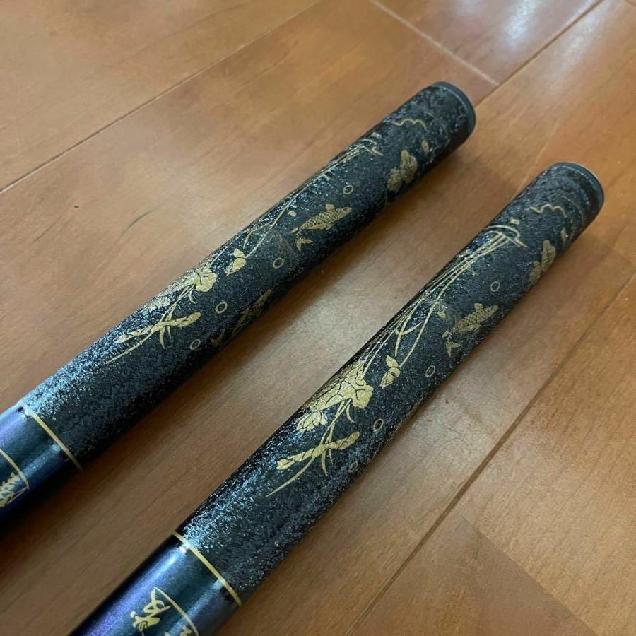 ✨美品✨ シマノ 翠舞峰 硬調45 鮎竿 渓流竿 延べ竿 のべ竿 7.2m 2本セット渓流竿 軽量 コンパクト 延べ竿 釣竿 鯉 鮎 フナ