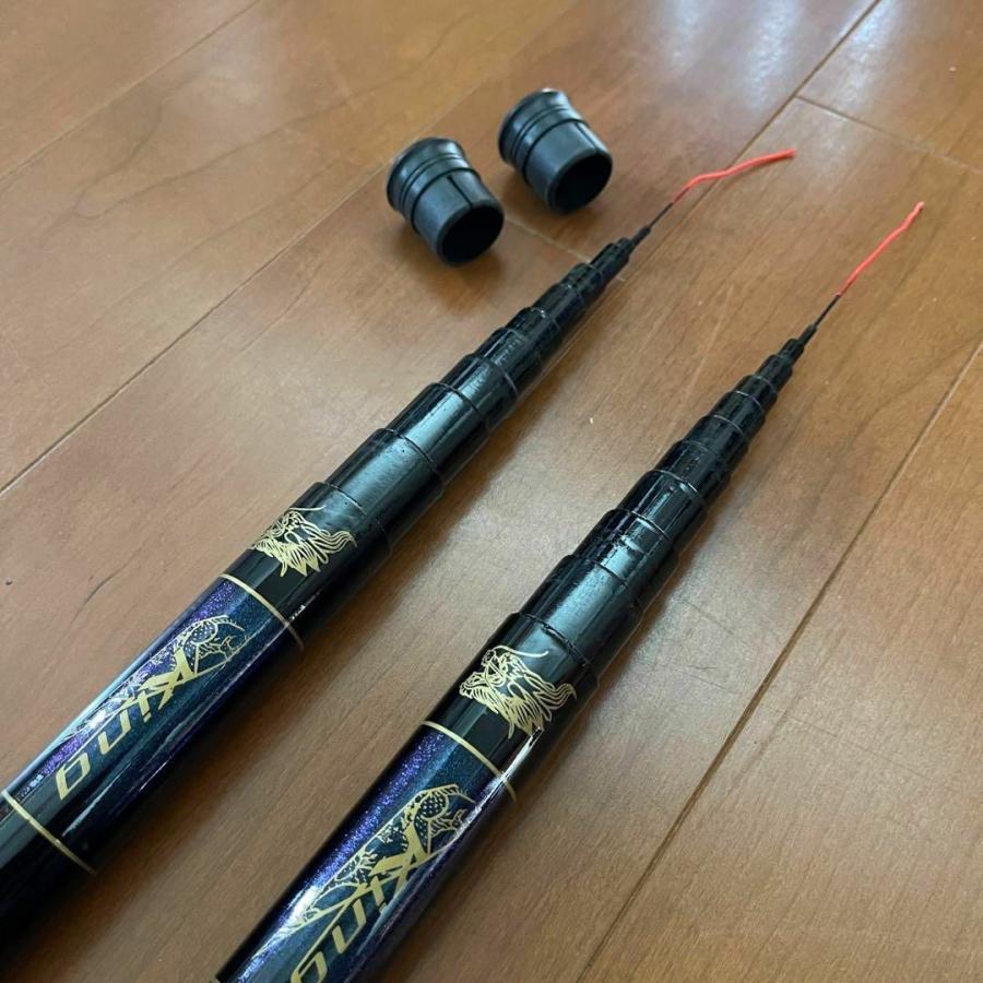 のべ竿 7.2m 2本セット渓流竿 軽量 コンパクト 延べ竿 釣竿 鯉 鮎 フナ