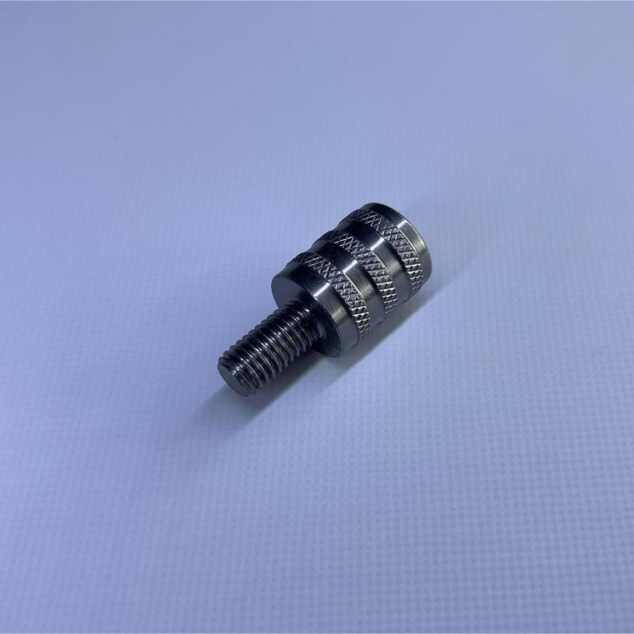 ネジ口径変換アダプター M8×1.25 オス → M6×1.0 メス 延長兼用