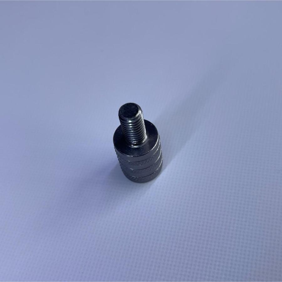 ネジ口径変換アダプター M8×1.25 オス → M6×1.0 メス 延長兼用