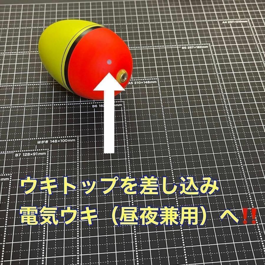 発泡ウキ 中通しウキ 10号 3個セット 青物 中通し 電気ウキ ウキトップ