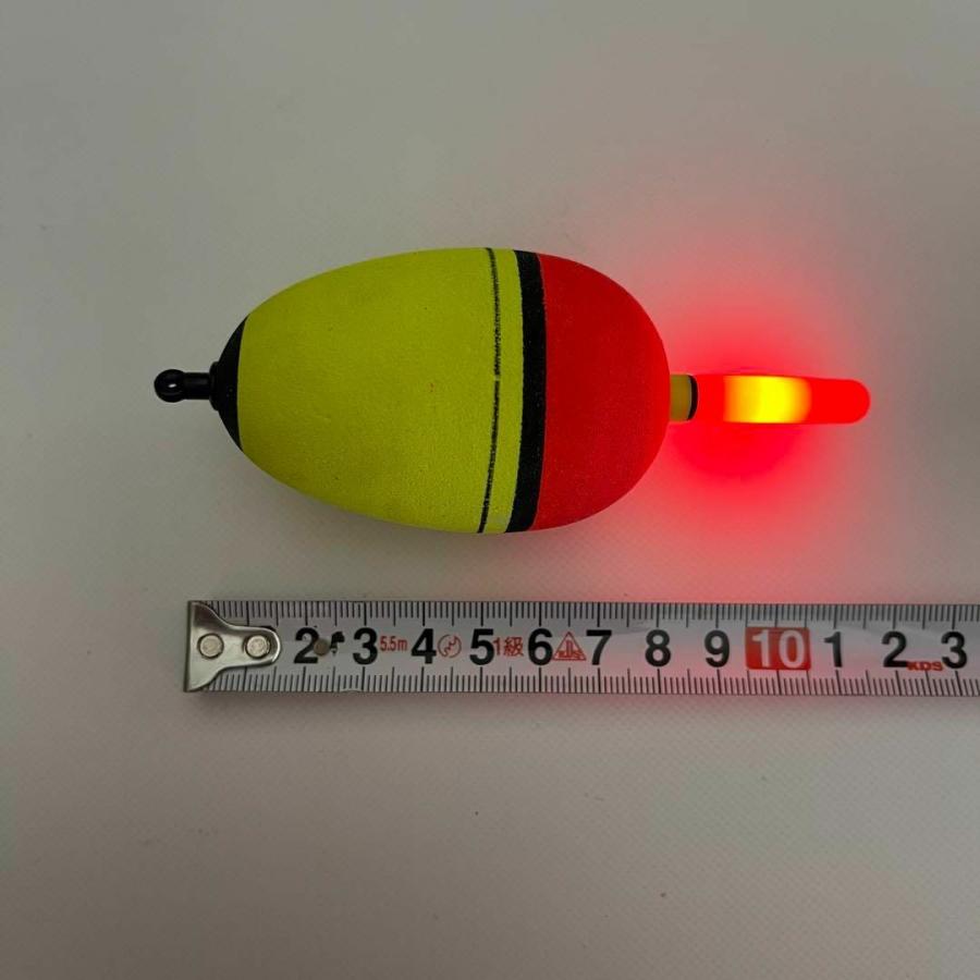 LED電気ウキ 12号 2個セット 発泡ウキ 高輝度 夜釣り ウキ釣り CR425