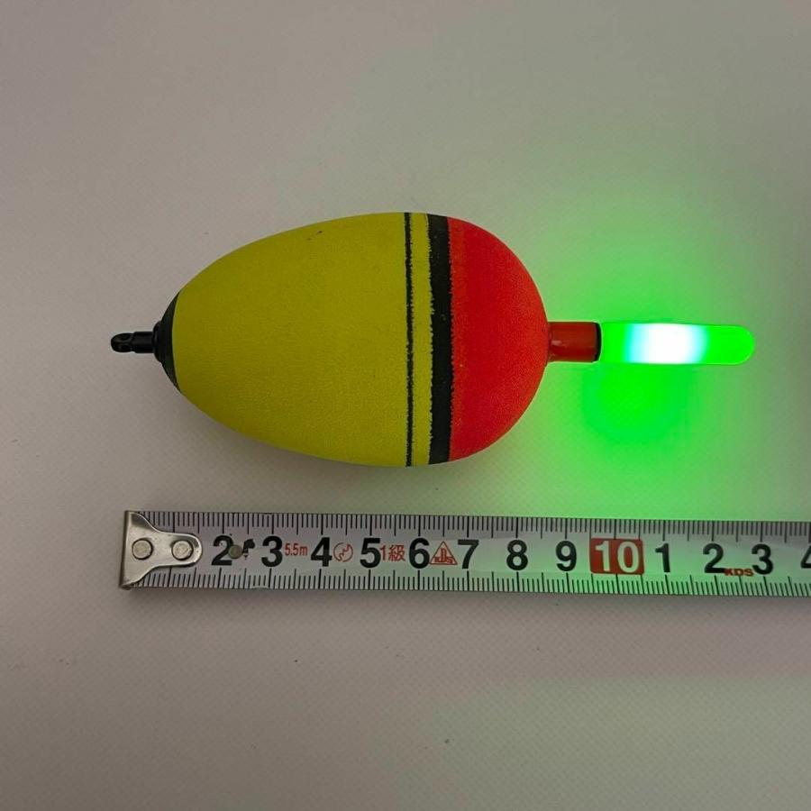 LED電気ウキ 15号 2個セット 発泡ウキ 高輝度 ウキ釣り 夜釣り : 伊豆 