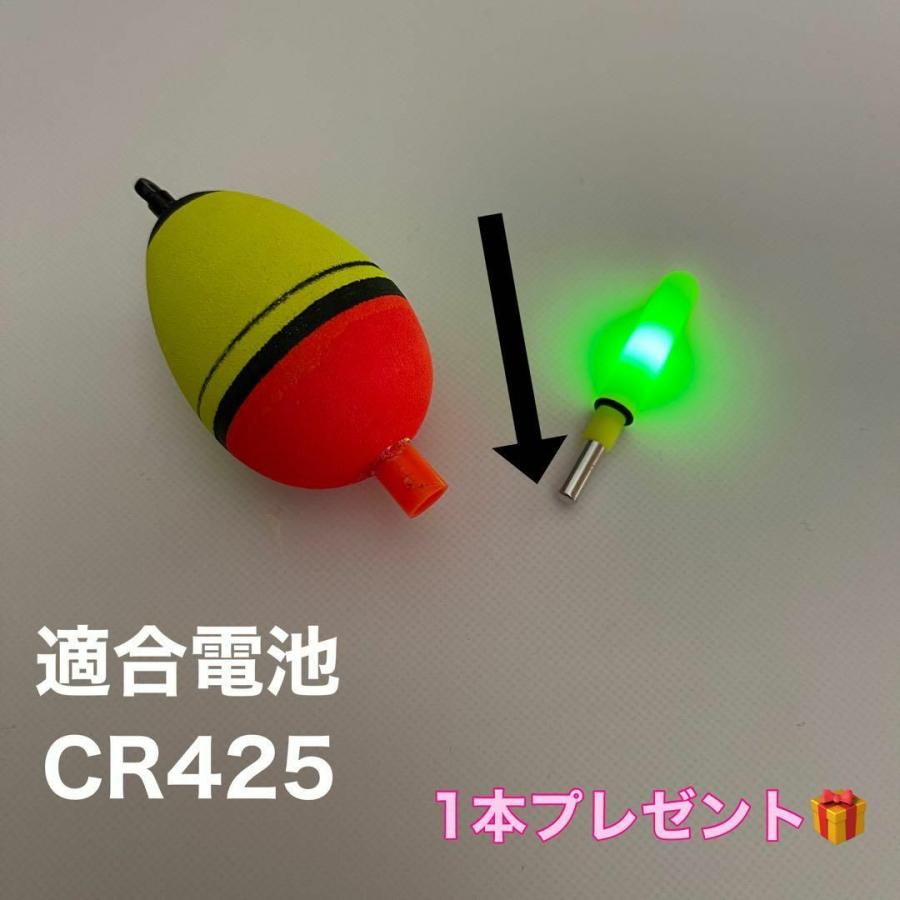 LED電気ウキ 6号 2個セット 発泡ウキ 高輝度 ウキ釣り 夜釣り : 伊豆