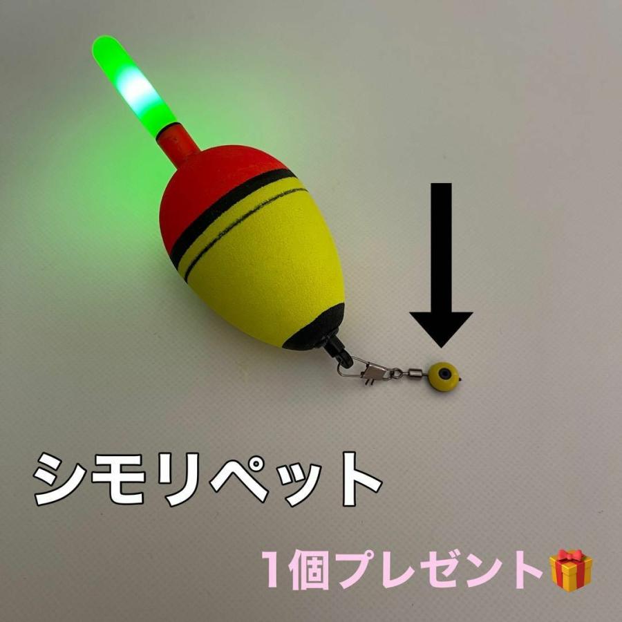 LED電気ウキ 6号 2個セット 発泡ウキ 高輝度 ウキ釣り 夜釣り : 伊豆 電気ウキ2233 15号 →訳あり1,450円送料込み［9月限定セール価格］