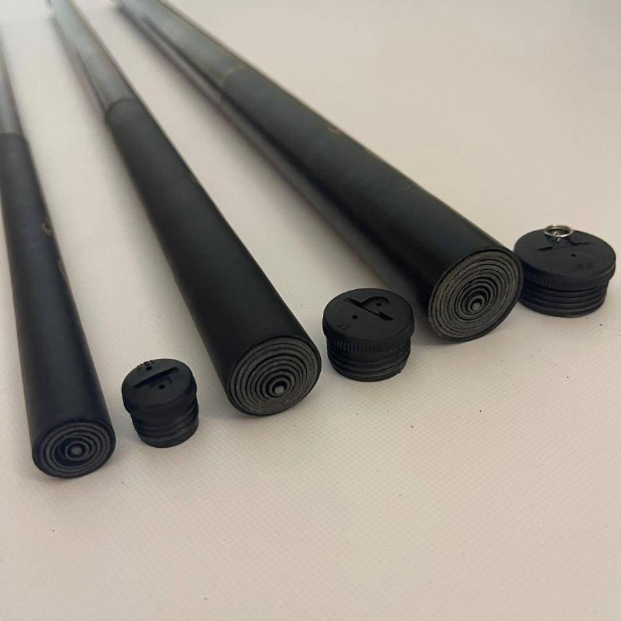 のべ竿 3.6m 5.4m 7.2m 3本セット コンパクト 振出竿 FRP グラス