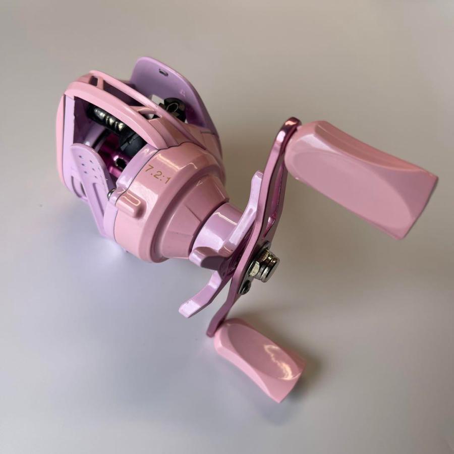 釣りガール必見☆4ピースパックロッド＆ピンクのベイトリール