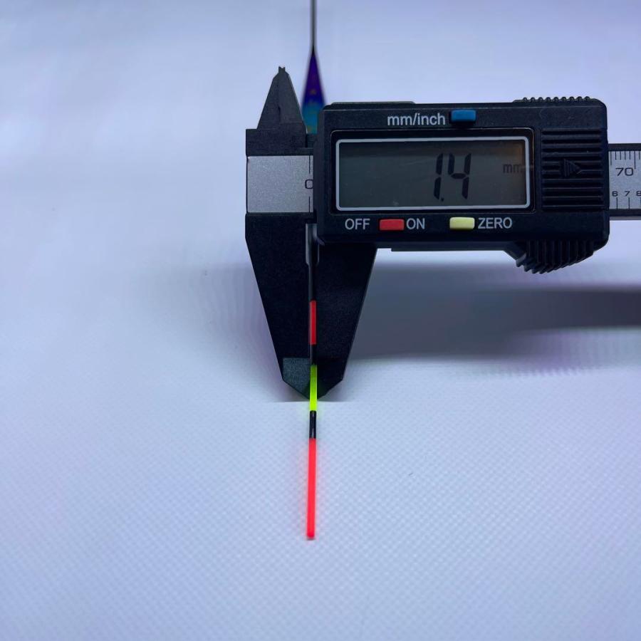 棒ウキ 1号 2本セット 3点発光 LED 電気ウキ へらウキ グレ
