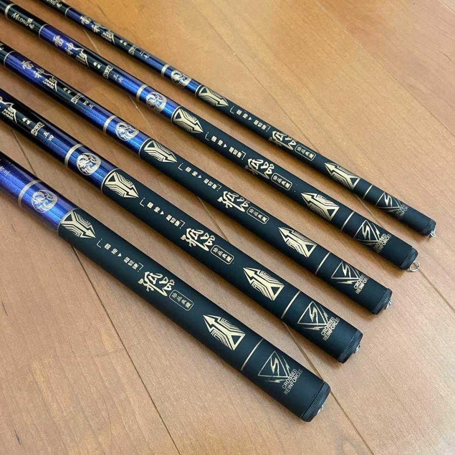 のべ竿 2.7m 3.6m 4.5m 5.4m 6.3m 5本セット 渓流竿 軽量