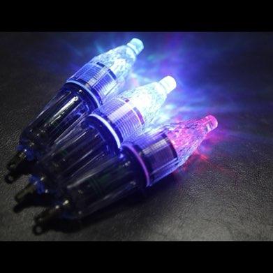 5色選択可・常時点灯】LED 集魚ライト 高輝度 防水仕様｜アジ イカ