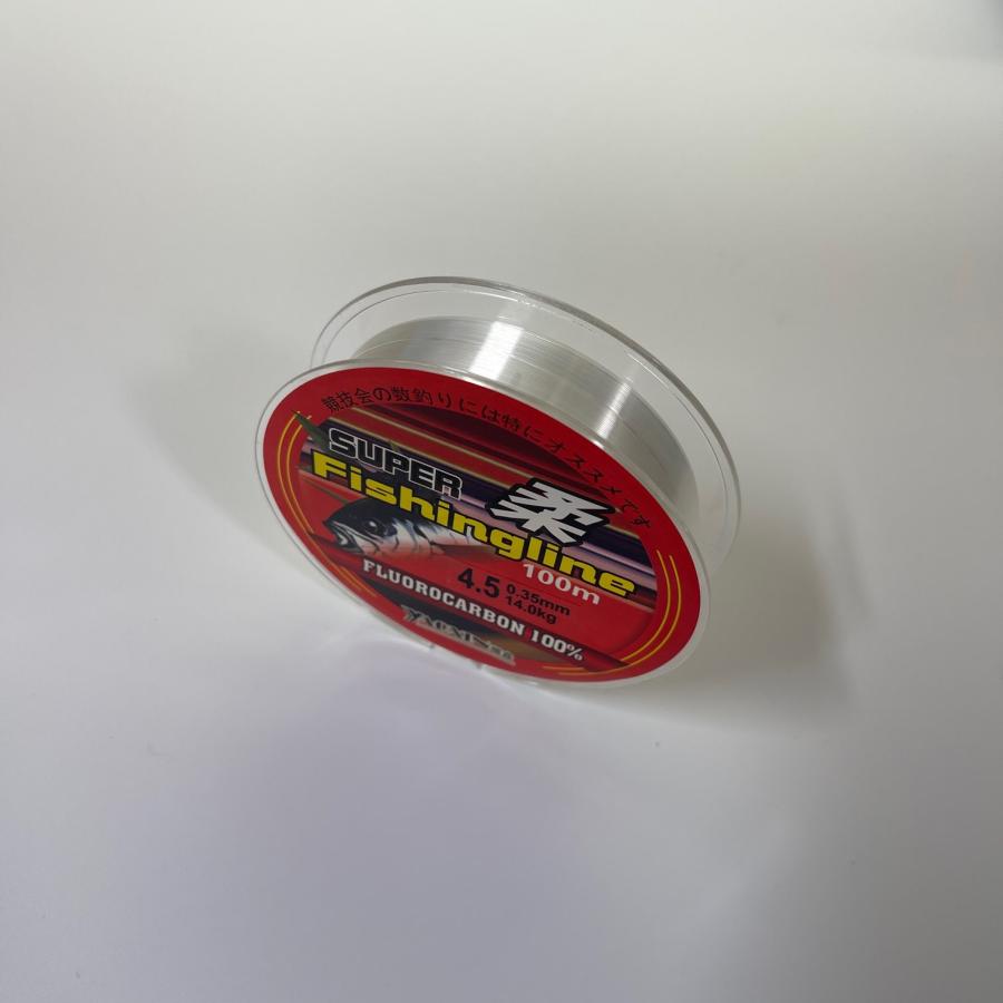 フロロカーボン 4.5号 100メートル ハリス 道糸 ショックリーダー
