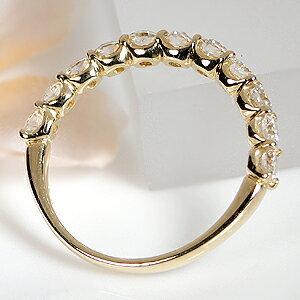 エタニティ リング 指輪 18金 ゴールド 1カラット ダイヤモンド ダイヤ 