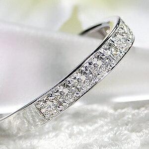 専用【極美品】□リング 11.5号ハーフエタニティプラチナPt900ダイヤモンド 楽天市場】ダイヤモンド リング ハーフエタニティ 0.5ct プラチナ