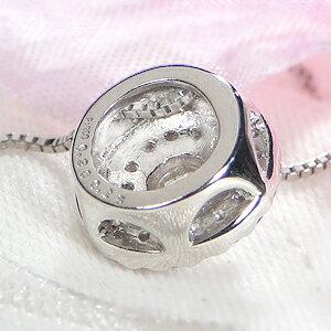 Pt900 K18YG 0.45ct ダイヤモンド ネックレス ラウンド ペンダント 
