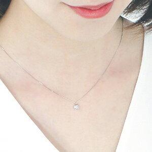 Pt900 K18YG 0.2ct 一粒 ダイヤモンド ネックレス 人気 フクリン Pt900 K18YG 0.2ct 一粒 ダイヤモンド ネックレス 人気 フクリン