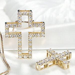 トレフォイル 0148 K18 ダイヤ？ピアス クロス | www.aosfiji.org