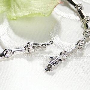 Pt850 プラチナステーションブレスレット プラチナ 1.0ct ダイヤモンド ステーション ブレスレット Pt850