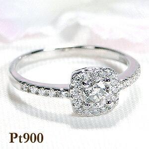 Pt900 K18YG 0.5ct ダイヤモンド リング 18金 ゴールド 人気 ダイヤ