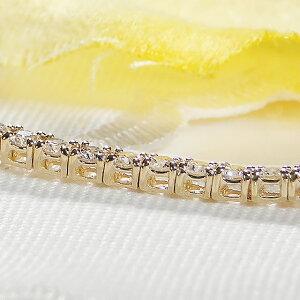 ゴールド K18 YG WG 2.0ct 豪華 ダイヤモンド テニス ゴールド K18 YG WG 2.0ct 豪華 ダイヤモンド テニス