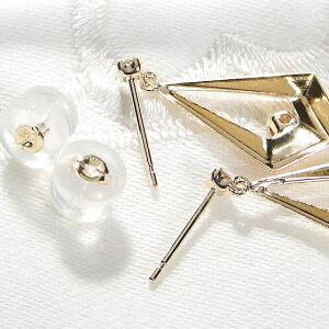 k18ホワイトゴールド✨菱形ダイヤ0.2ctピアス✨ ゴールド K18 WG YG 0.2ct ひし形 ダイヤモンド ピアス 菱形 揺れる
