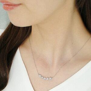 プラチナ Pt900 1ct ライン ダイヤモンド ペンダント 1カラット プラチナ Pt900 1ct ライン ダイヤモンド ペンダント 1カラット
