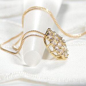 イエローゴールド K18 YG 0.5ct ダイヤモンド ペンダント フラワー 花 ダイヤ 送料無料 18金 ゴールド 18k 0.5カラット ダイヤ ギフト AU-0245の画像