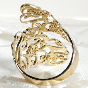 イエローゴールド K18 YG 0.35ct ダイヤモンド リング 送料無料 18金 18K ダイヤ ダイア 人気 指輪 ギフト 大ぶり 幅広 透かし 花 フラワー 透かし AU-0258 |  | 04