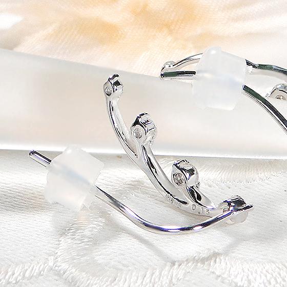 K18 YG WG 0.30ct ダイヤモンド ピアス イヤーカフ 18金 特価 安い 