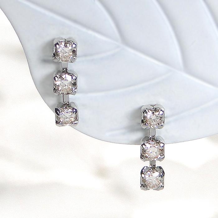 pt900ピアス 天然ダイヤモンド合計0.20ct Pt900 0.20ct ダイヤモンド ピアス 送料無料 人気 ダイヤ 豪華 0.2ct